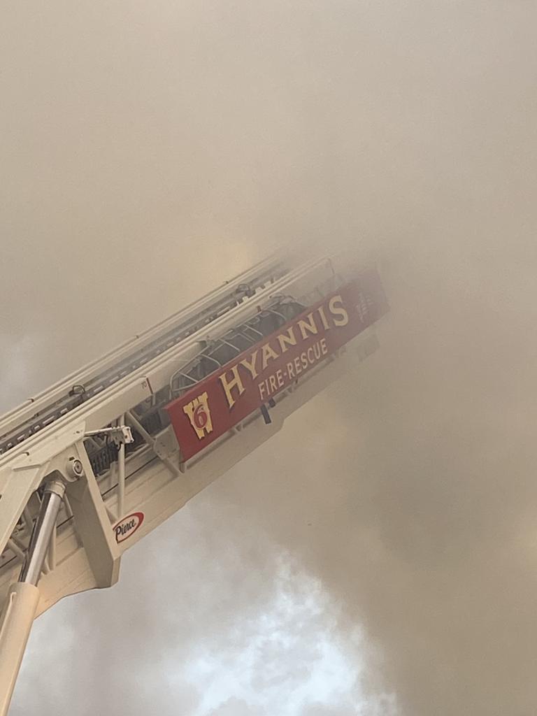 Hyannis Fire-Rescue aerial ladder truck